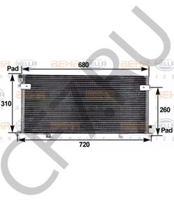 99487944 ASTRA Конденсатор, кондиционер в городе Королёв