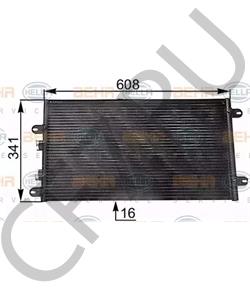 46768973 ALFA ROMEO Конденсатор, кондиционер в городе Королёв