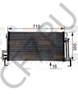 97606-3A200 HCC Радиатор кондиционера, Trajet 97606-3A101 в городе Королёв