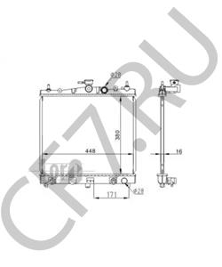 21460AX800 AWD Радиатор, охлаждение двигателя в городе Королёв