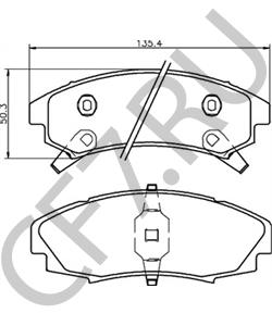 12321440 OLDSMOBILE Комплект тормозных колодок, дисковый тормоз в городе Королёв