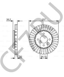 30008252 SAIC MOTOR Тормозной диск в городе Королёв