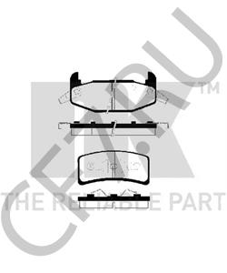 12321443 OLDSMOBILE Комплект тормозных колодок, дисковый тормоз в городе Королёв