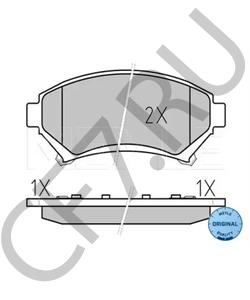 18042214 OLDSMOBILE Комплект тормозных колодок, дисковый тормоз в городе Королёв