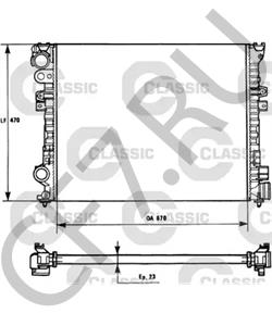 1301Z0 MORGAN Радиатор, охлаждение двигателя в городе Королёв