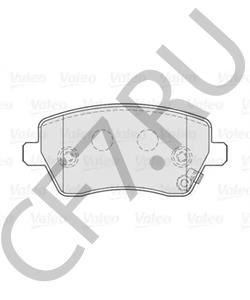 410608481R ЗавГар Колодки тормозные передние 2180 Vesta, Largus дв.1,6 (16кл), Duster, Almera IV (12-) "" (к-т 4 в городе Королёв