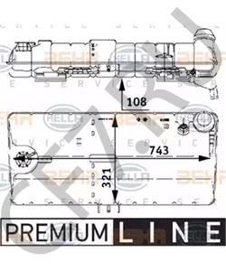 81.06102.6205 Shaanxi/Shacman Бачок расширительный DZ95259450100/ в городе Королёв