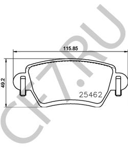 D4060MP110C2 DONGFENG Комплект тормозных колодок, дисковый тормоз в городе Королёв