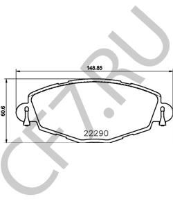 D1060MP110C2 DONGFENG Комплект тормозных колодок, дисковый тормоз в городе Королёв