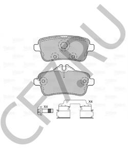 74207720 MERCEDES-BENZ MB007 420 77 20_колодки дисковые задние!\ MB в городе Королёв