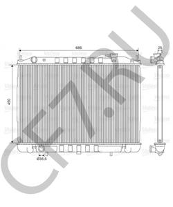 21410VK505 AWD Радиатор, охлаждение двигателя в городе Королёв