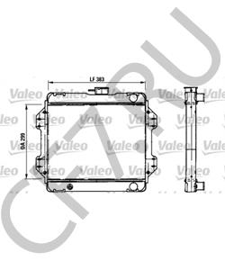 17700A80001 SANTANA Радиатор, охлаждение двигателя в городе Королёв