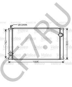 5001857534 IRISBUS Радиатор, охлаждение двигателя в городе Королёв
