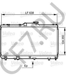 16400-15500 Dar радиатор основной TOYOTA COROLLA / SPRINTER / MARINO / TRUENO / CARIB в городе Королёв