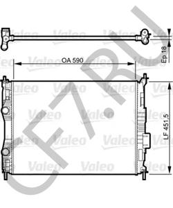 21410JD01B AWD Радиатор, охлаждение двигателя в городе Королёв