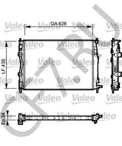 21410JD71B AWD Радиатор, охлаждение двигателя в городе Королёв