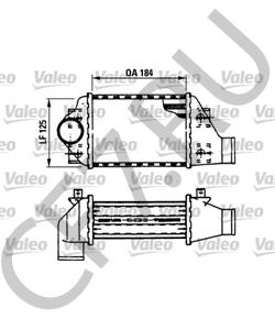 7660938 ALFAROME/FIAT/LANCI Интеркулер в городе Королёв