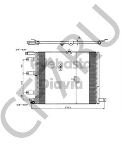 921006843R DACIA Конденсатор, кондиционер в городе Королёв