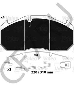 0024205520 SETRA Сигнализатор, износ тормозных колодок в городе Королёв