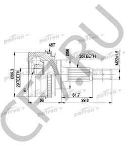 4341002320 GMC Приводной вал в городе Королёв