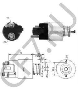 36120-2B100 NBN KOREA Реле втягивающее стартера G4* в городе Королёв