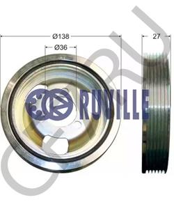 0515T2 DS Ременный шкив, коленчатый вал в городе Королёв