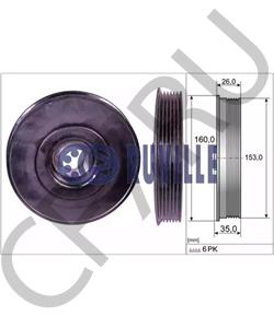 1 369 546 AUTO UNION Ременный шкив, коленчатый вал в городе Королёв