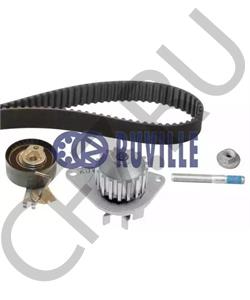 1610793280 CITROEN/PEUGEOT Комплект ГРМ с помпой /FIAT 1.4I 1994 => (ролик 1шт+ремень 104x17+помпа) в городе Королёв
