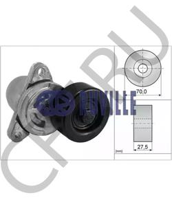 2528127401 MOBIS РОЛИК РЕМНЯ АГРЕГАТНОГО НАТЯЖ. (2.0/2.2 CRDI VGT) в городе Королёв