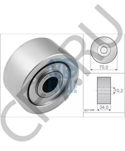 A472 202 02 19 SETRA Паразитный / ведущий ролик, поликлиновой ремень в городе Королёв