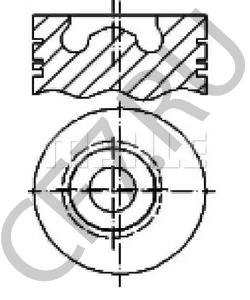 3926632 CUMMINS FOTON Поршень +0,5 Cummins 4-6BTAA EQB140/210-20 в городе Королёв