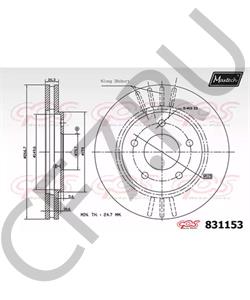 14094932 OLDSMOBILE Тормозной диск в городе Королёв