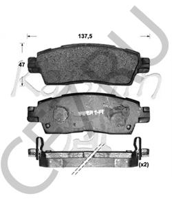 88983916 OLDSMOBILE Комплект тормозных колодок, дисковый тормоз в городе Королёв