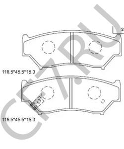 91172694 GEO Комплект тормозных колодок, дисковый тормоз в городе Королёв