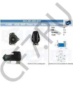 081 466 002 Peters стартер! 24V 5.4KW 9зубьев 105' вправо\ MAN D2565/2566/MB OM401-403, RVI в городе Королёв