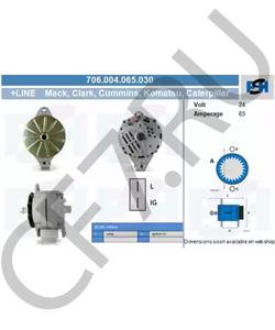 214169 HAFFEN Генератор 6CT, M11 (24V 70A) 3935530 в городе Королёв