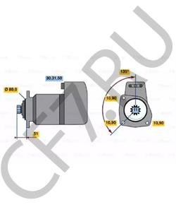 00 01 119 317 SNVI Стартер в городе Королёв