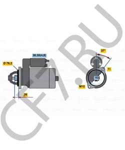 303441 KARMANN Стартер в городе Королёв