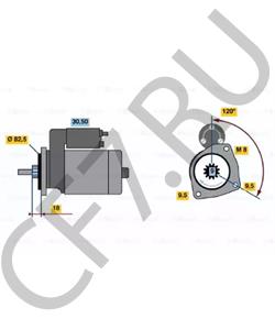 000 971 01 07 LINDE Стартер в городе Королёв
