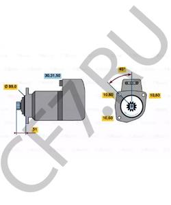 135939701 HANOMAG HENSCHEL Стартер в городе Королёв