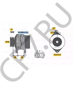 WL8118300 AUTO UNION Генератор в городе Королёв