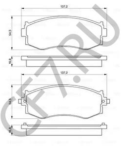AN278WK AKERMAN VERKSTAD AB Комплект тормозных колодок, дисковый тормоз в городе Королёв