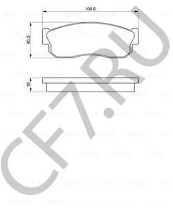 AN107K AKERMAN VERKSTAD AB Комплект тормозных колодок, дисковый тормоз в городе Королёв
