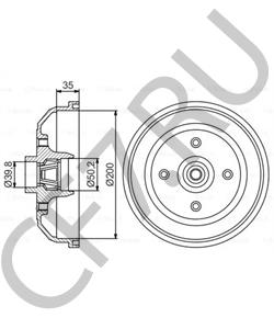 932311267 GMC Тормозной барабан в городе Королёв