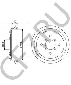 96066531 GEO Тормозной барабан в городе Королёв