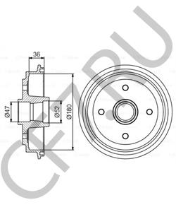 96062139 PONTIAC Тормозной барабан в городе Королёв