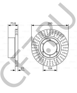 22173501077 GAZ _диск тормозной!\ ГАЗ 2217 в городе Королёв
