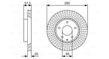 MAZDA (CHANGAN) Тормозной диск