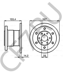 8582290 OM Тормозной диск в городе Королёв