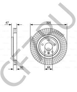 CB5Z1125A LINCOLN Тормозной диск в городе Королёв